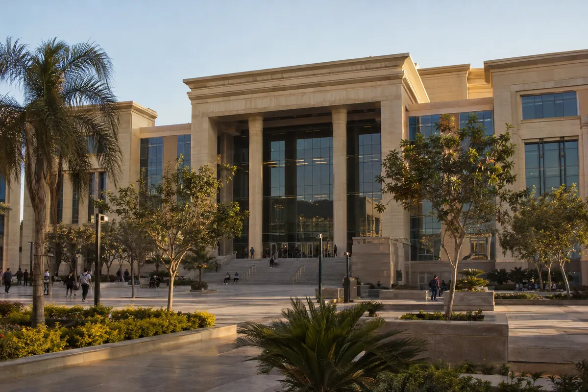 Cairo University representative site facade